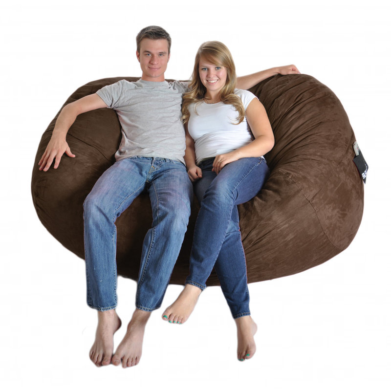 Ebern Designs Microfiber Bean Bag Sofa & Reviews Wayfair